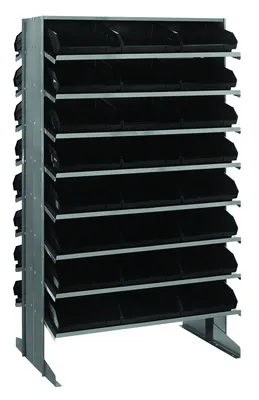 Quantum QPRD-109BK Pick Rack, 24"L x 36"W x 60"H, 800 lb capacity, Gray