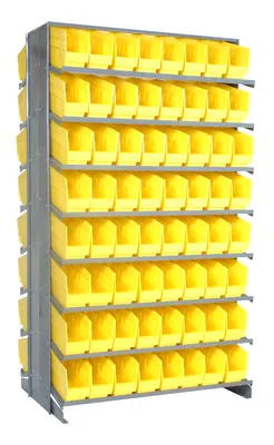 Quantum QPRD-201YL Pick Rack, 24"L x 36"W x 63-1/2"H, 800 lb capacity, Gray