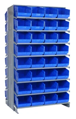 Quantum QPRD-207BL Pick Rack, 24"L x 36"W x 63-1/2"H, 800 lb capacity, Gray