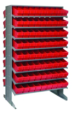 Quantum QPRD-501RD Pick Rack, 24"L x 36"W x 60"H, 800 lb capacity, Gray