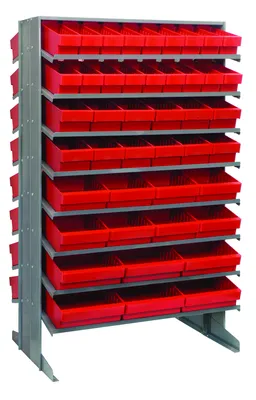 Quantum QPRD-5678RD Pick Rack, 24"L x 36"W x 60"H, 800 lb capacity, Gray
