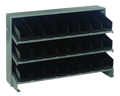 Quantum QPRHA-101BK Pick Rack, 12-1/2"L x 36"W x 23"H, 250 lb capacity, Gray