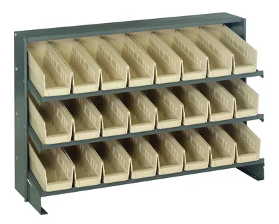 Quantum QPRHA-101IV Pick Rack, 12-1/2"L x 36"W x 23"H, 250 lb capacity, Gray