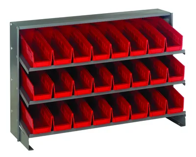 Quantum QPRHA-101RD Pick Rack, 12-1/2"L x 36"W x 23"H, 250 lb capacity, Gray