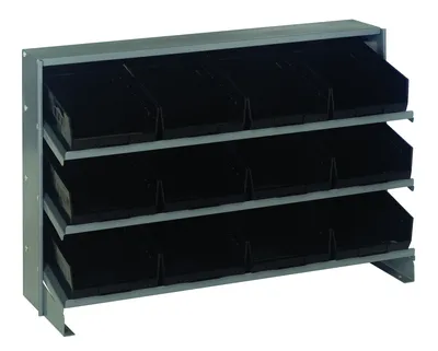 Quantum QPRHA-107BK Pick Rack, 12-1/2"L x 36"W x 23"H, 250 lb capacity, Gray