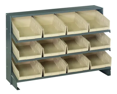 Quantum QPRHA-107IV Pick Rack, 12-1/2"L x 36"W x 23"H, 250 lb capacity, Gray