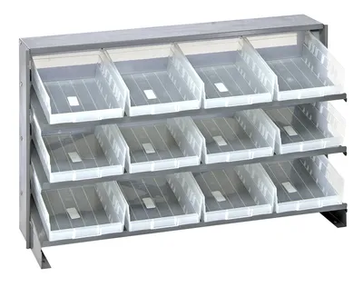 Quantum QPRHA-107CL Pick Rack, 12-1/2"L x 36"W x 23"H, 250 lb capacity, Gray