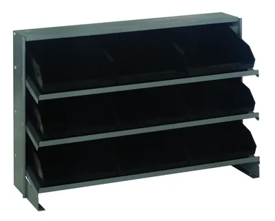Quantum QPRHA-109BK Pick Rack, 12-1/2"L x 36"W x 23"H, 250 lb capacity, Gray