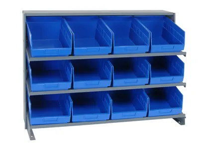 Quantum QPRHA-207BL Pick Rack, 12"L x 36"W x 26-1/2"H, 250 lb capacity, Gray