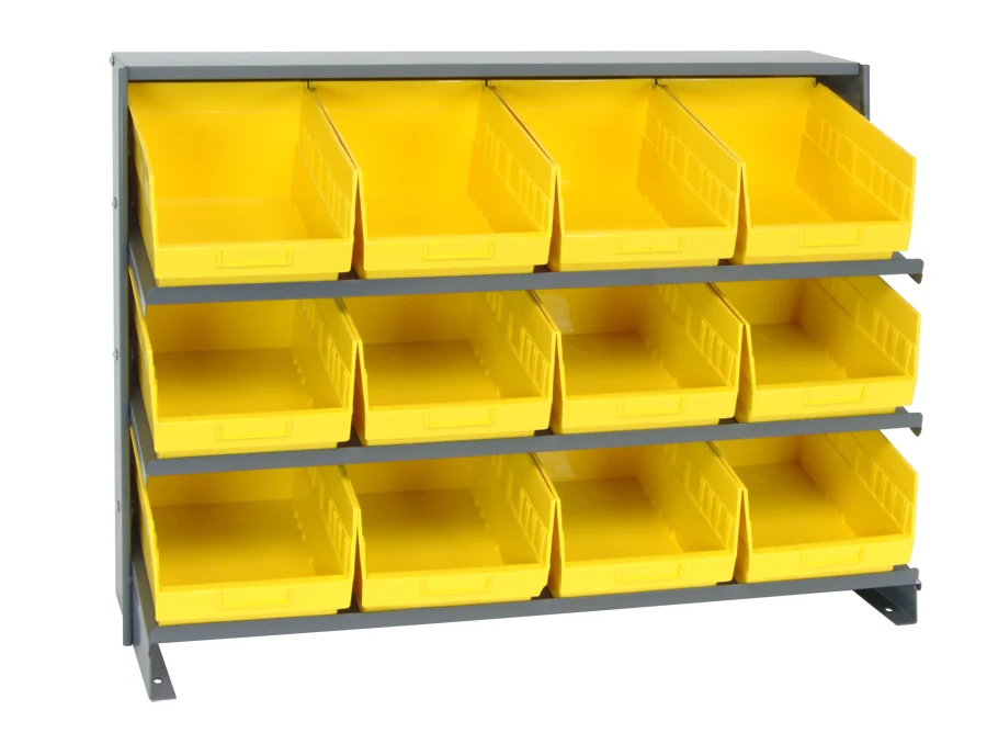 Quantum QPRHA-207YL Pick Rack, 12"L x 36"W x 26-1/2"H, 250 lb capacity, Gray