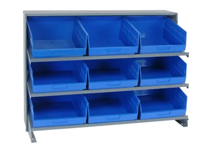 Quantum QPRHA-209BL Pick Rack, 12"L x 36"W x 26-1/2"H, 250 lb capacity, Gray