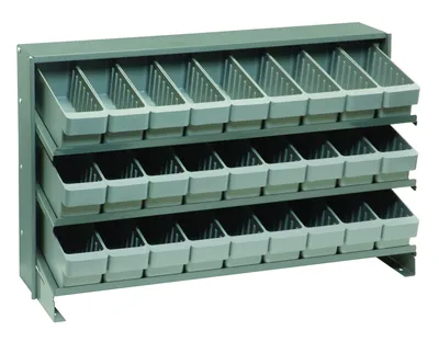 Quantum QPRHA-501GY Pick Rack, 12-1/2"L x 36"W x 23"H, 250 lb capacity, Gray