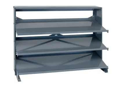 Quantum QPRHA-6 Pick Rack, 12-1/2"L x 36"W x 26-1/2"H, 250 lb capacity, Gray