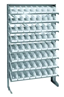 Quantum QPRS-101CL Pick Rack, 12"D x 36"W x 60"H, 400 lb capacity, Gray