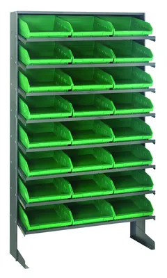 Quantum QPRS-109GN Pick Rack, 12"D x 36"W x 60"H, 400 lb capacity, Gray