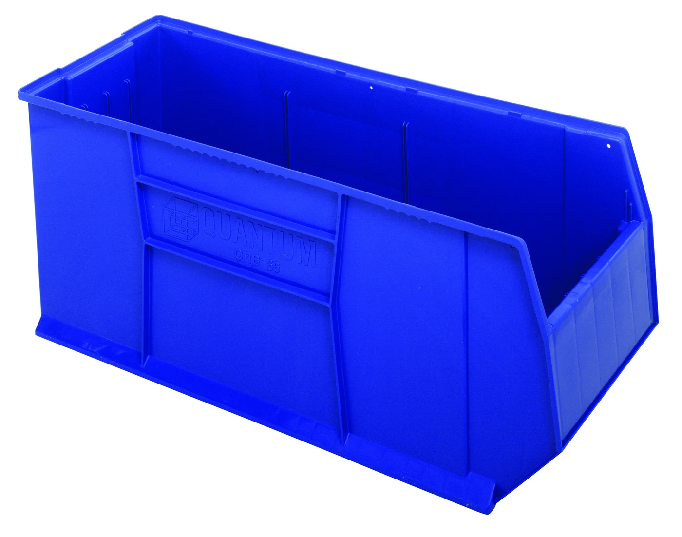 Quantum QRB166BLNB RackBin 42" Container, 16-1/2"W x 41-7/8"L x 17-1/2"H, 180 lb capacity, Blue