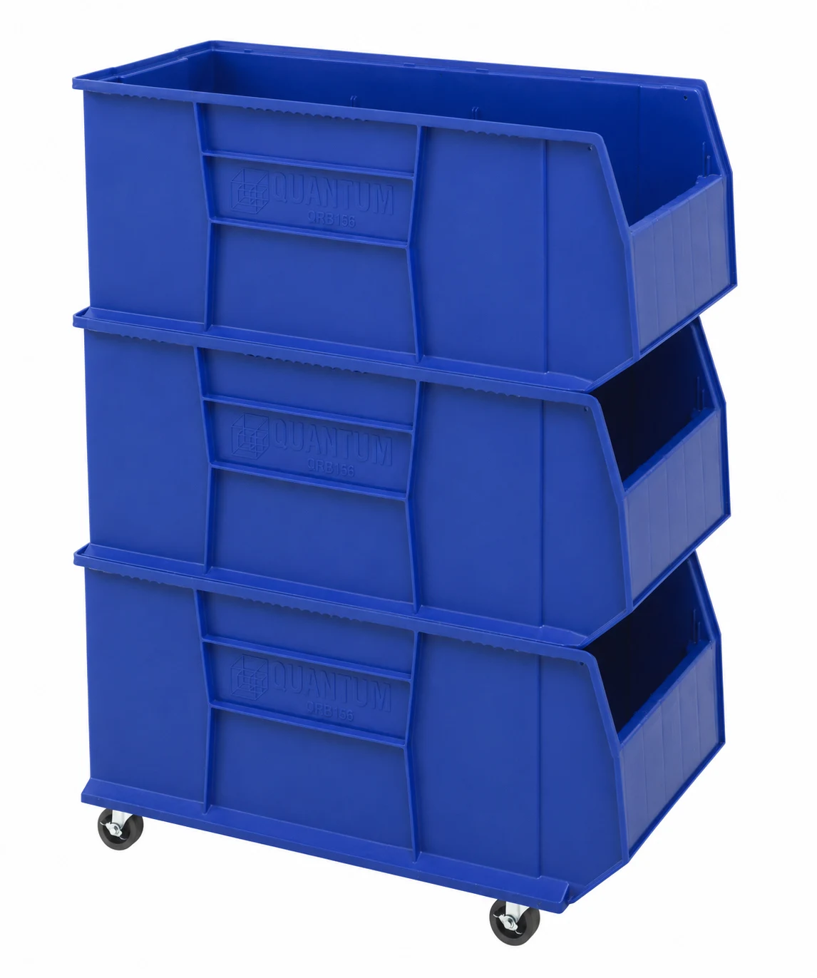 Quantum QRB166176BL Mobile RackBin 42" Container Kit, Blue