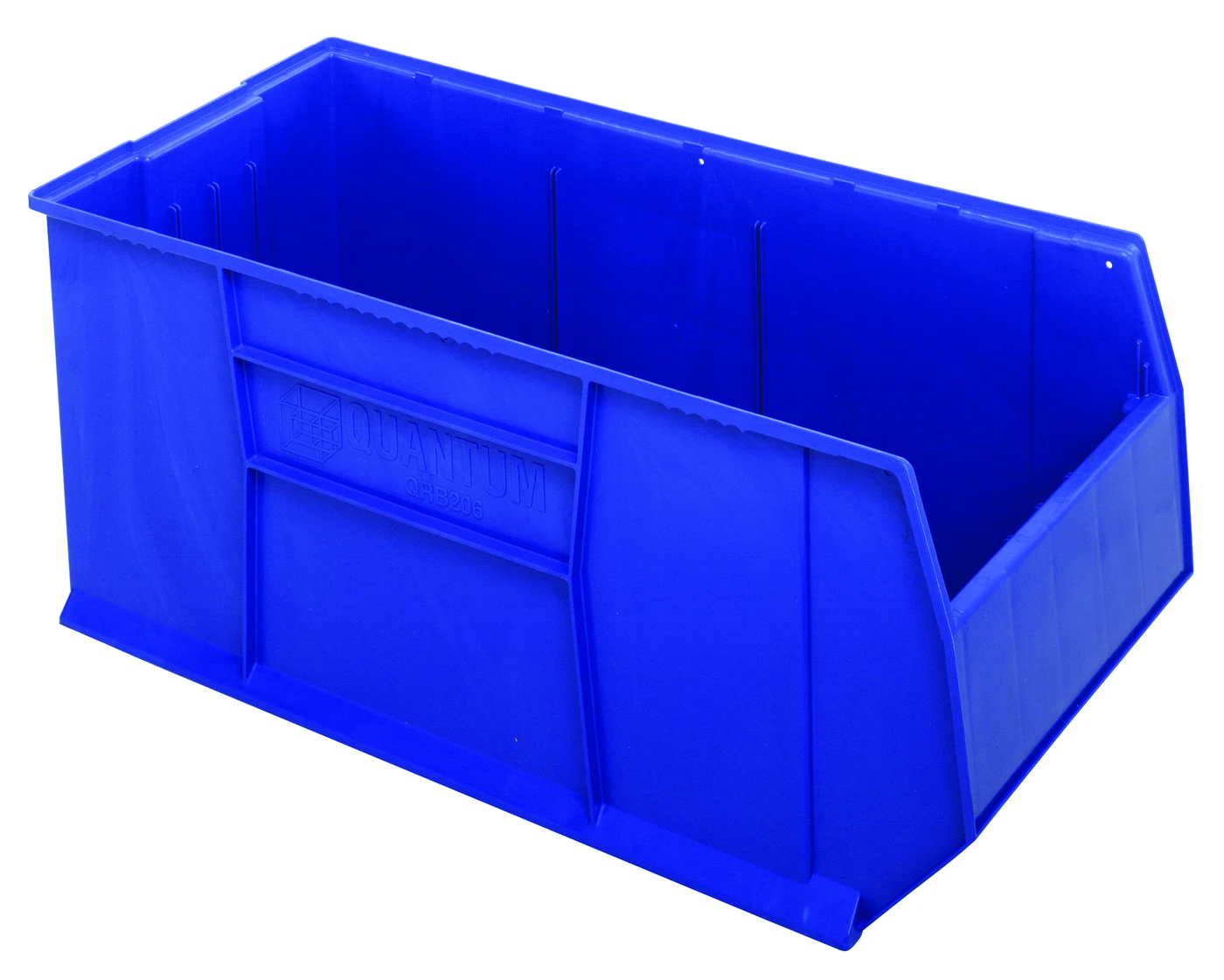 Quantum QRB206BLNB RackBin 42" Container, 19-7/8"W x 41-7/8"L x 17-1/2"H, 180 lb capacity, Blue