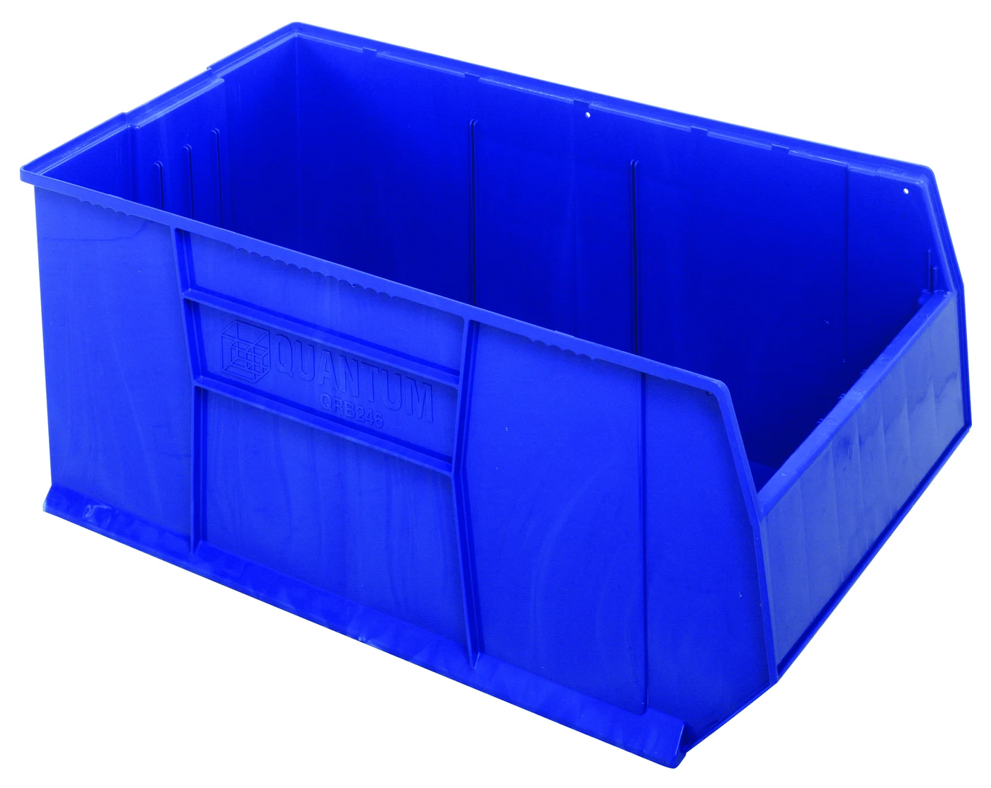 Quantum QRB246BLNB RackBin 42" Container, 23-7/8"W x 41-7/8"L x 17-1/2"H, 180 lb capacity, Blue
