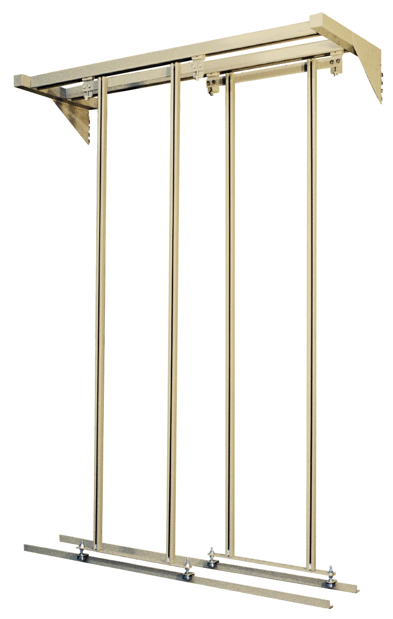 Quantum QS-BIG-000IV Free Standing Slider, 51-1/4"W x 26"D x 77"H, 2000 lb capacity, Ivory