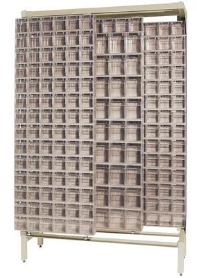 Quantum QS-305306-52IV Free Standing Slider, 48"W x 18"D x 77"H, 2000 lb capacity, Ivory