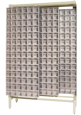Quantum QS-306-56IV Free Standing Slider, 48"W x 18"D x 77"H, 2000 lb capacity, Ivory