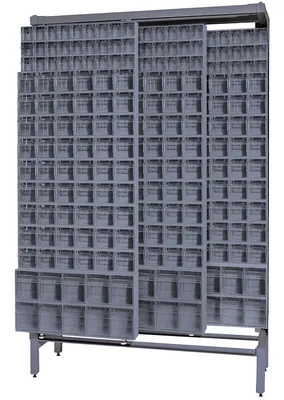 Quantum QS-569-56GY Free Standing Slider, 48"W x 18"D x 77"H, 2000 lb capacity, Gray