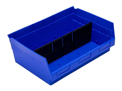 Quantum DSB218/222 Bin Divider for Bin QSB218 and QSB222, Black, Pack of 24