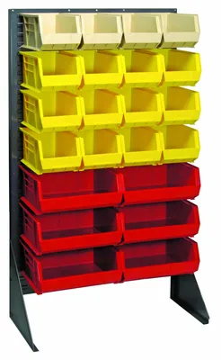Quantum QSS3666-112BK Rack, 36"D x 12-1/2"W x 66"H, 800 lb capacity, Gray