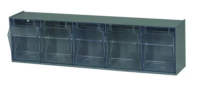 Quantum QTB305GON Tip Out Bin for Gondola, 23-5/8"W x 5-1/4"D x 6-1/2"H