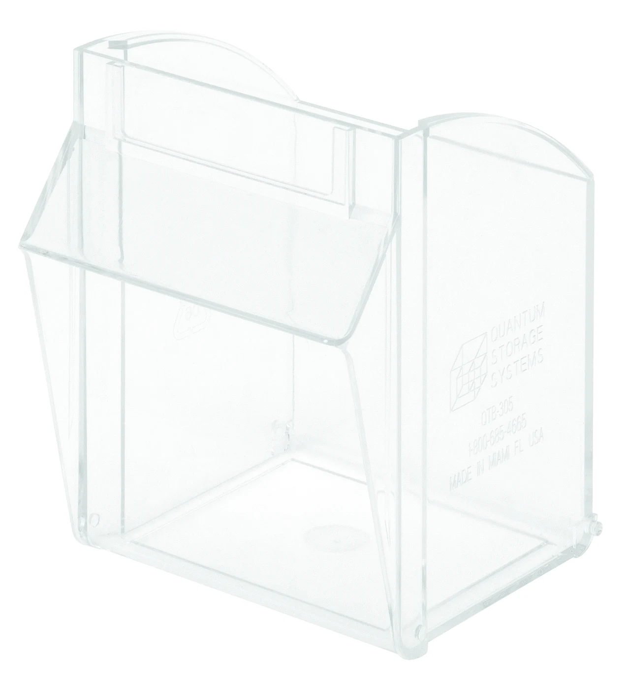 Quantum QTB305/405CUP Tip Out Bin, Crystal