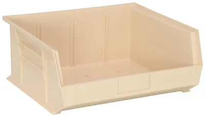 Quantum QUS250IVNB Stack & Hang Bin, 16-1/2"W x 14-3/4"D x 7"H, 80 lb capacity, Ivory