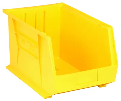 Quantum QUS260YLNB Stack & Hang Bin, 11"W x 18"D x 10"H, 80 lb capacity, Yellow
