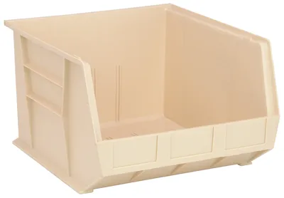 Quantum QUS270IVNB Stack & Hang Bin, 16-1/2"W x 18"D x 11"H, 80 lb capacity, Ivory