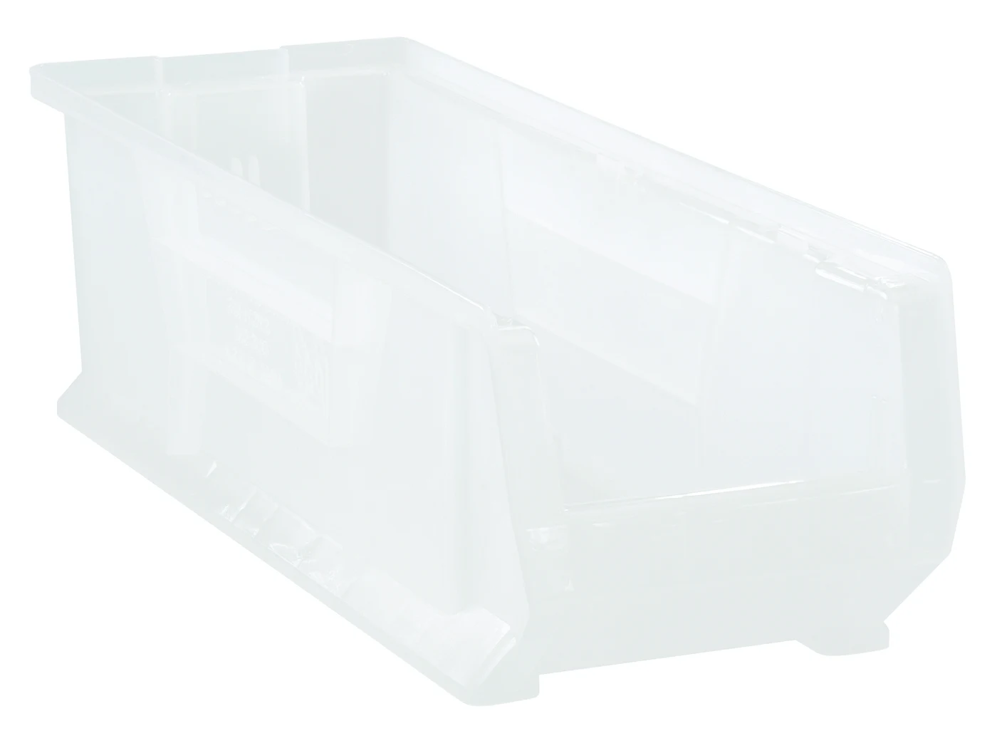 Quantum QUS950CLCS Hulk 24" Container, 23-7/8"L x 8-1/4"W x 7"H, Clear, Case of 6