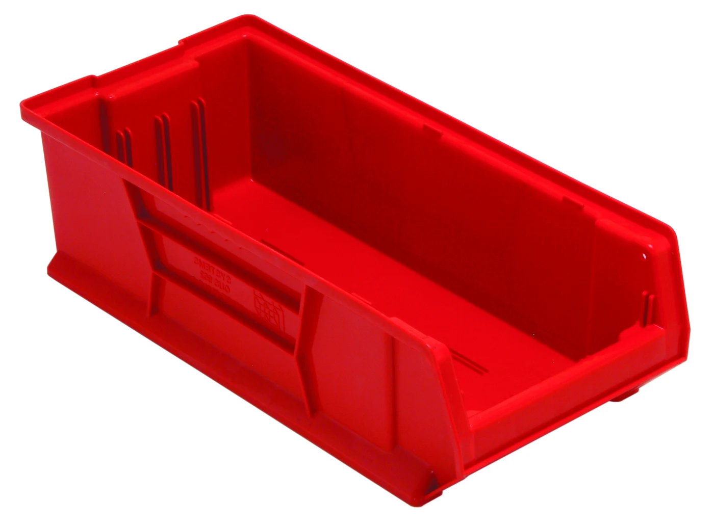 Quantum QUS952RDCS Hulk 24" Container, 23-7/8"L x 11"W x 7"H, Red, Case of 4