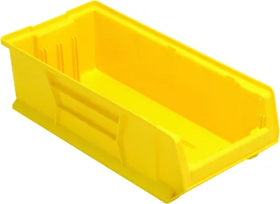 Quantum QUS952YLCS Hulk 24" Container, 23-7/8"L x 11"W x 7"H, Yellow, Case of 4