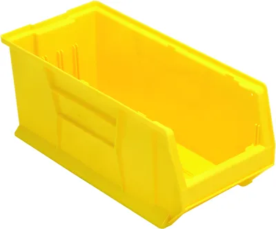Quantum QUS953YLCS Hulk 24" Container, 23-7/8"L x 11"W x 10"H, Yellow, Case of 4