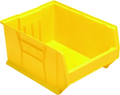 Quantum QUS955YL Hulk 24" Container, 23-7/8"L x 18-1/4"W x 12"H, Yellow