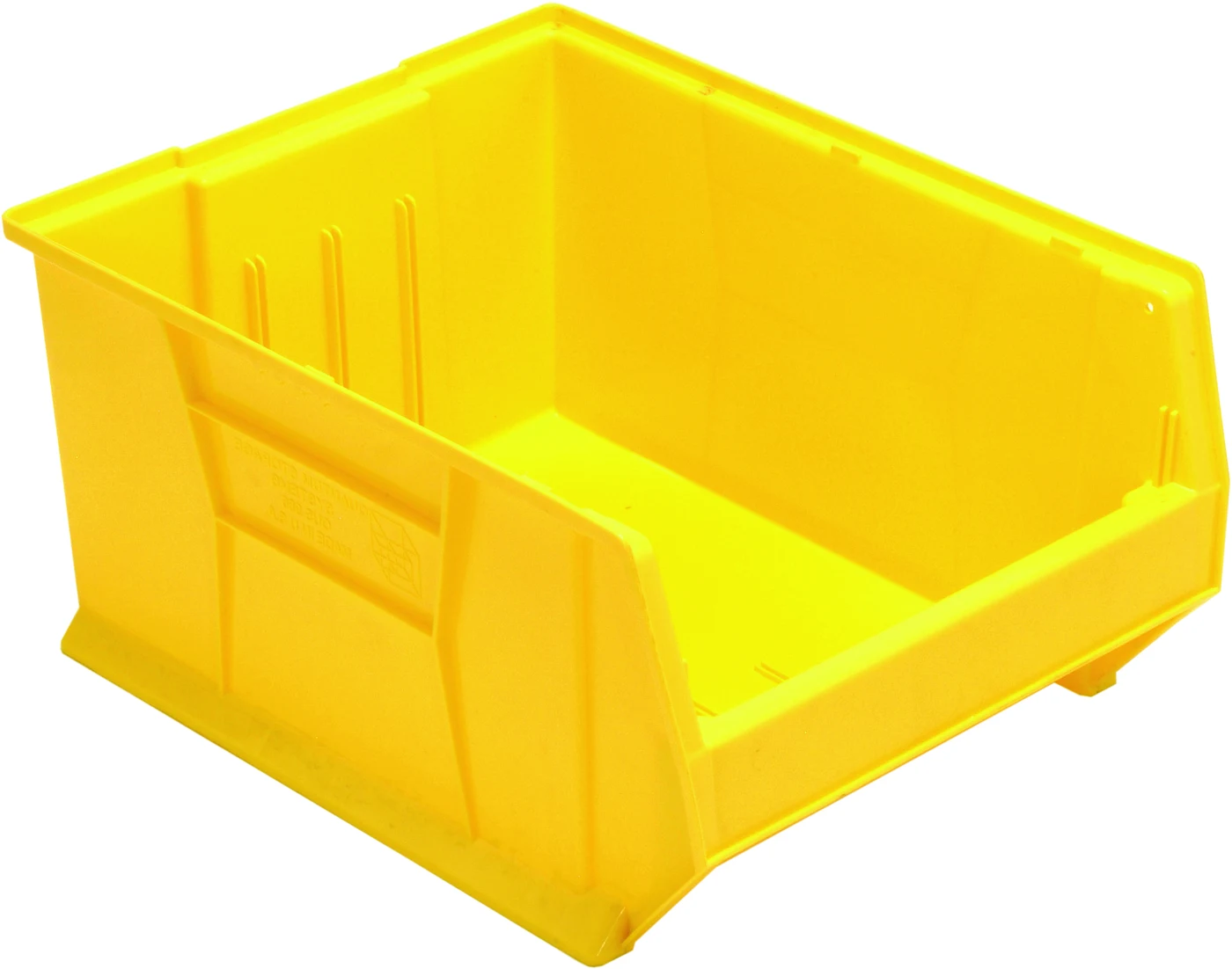 Quantum QUS955YL Hulk 24" Container, 23-7/8"L x 18-1/4"W x 12"H, Yellow