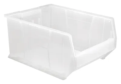 Quantum QUS955CL Hulk 24" Container, 23-7/8"L x 18-1/4"W x 12"H, Clear