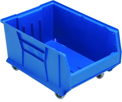 Quantum QUS964MOBBL Mobile Hulk 24" Container, 23-7/8"L x 16-1/2"W x 14"H, Blue
