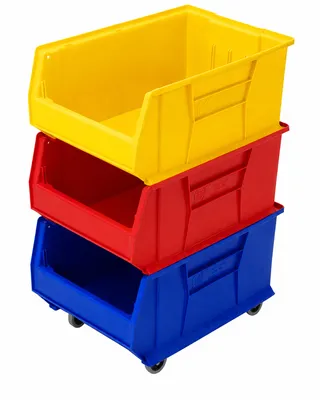 Quantum QUS954964MIX Mobile Hulk 24" Container Kit, Blue/Red/Yellow