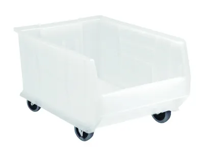 Quantum QUS964MOBCL Mobile Hulk 24" Container, 23-7/8"L x 16-1/2"W x 14"H, Clear