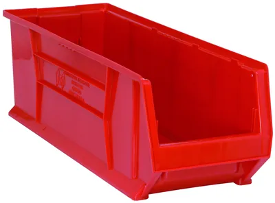 Quantum QUS973RDCS Hulk 30" Container, 29-7/8"L x 11"W x 10"H, Red, Case of 4