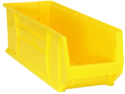 Quantum QUS973YLCS Hulk 30" Container, 29-7/8"L x 11"W x 10"H, Yellow, Case of 4