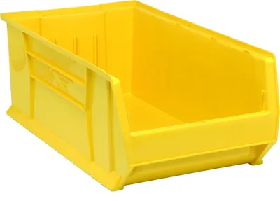 Quantum QUS974YL Hulk 30" Container, 29-7/8"L x 16-1/2"W x 11"H, Yellow