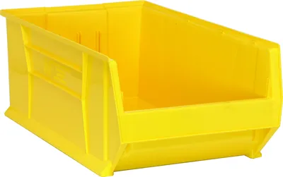Quantum QUS975YL Hulk 30" Container, 29-7/8"L x 18-1/4"W x 12"H, Yellow