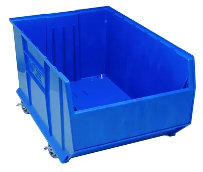 Quantum QUS998MOBBL Mobile Hulk 36"Container, 35-7/8"L x 23-7/8"W x 20-1/2"H, Blue