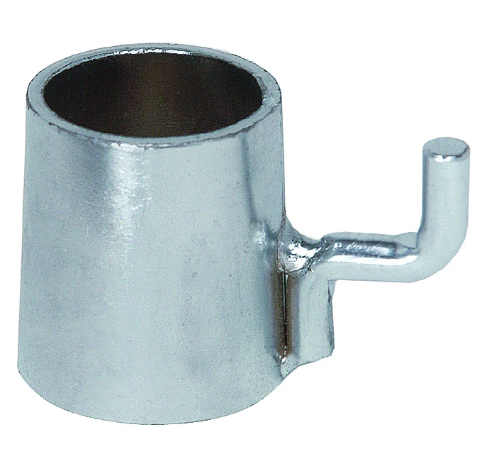 Quantum SCH1 Collar Hooks, Gray Metallic, Pack of 4